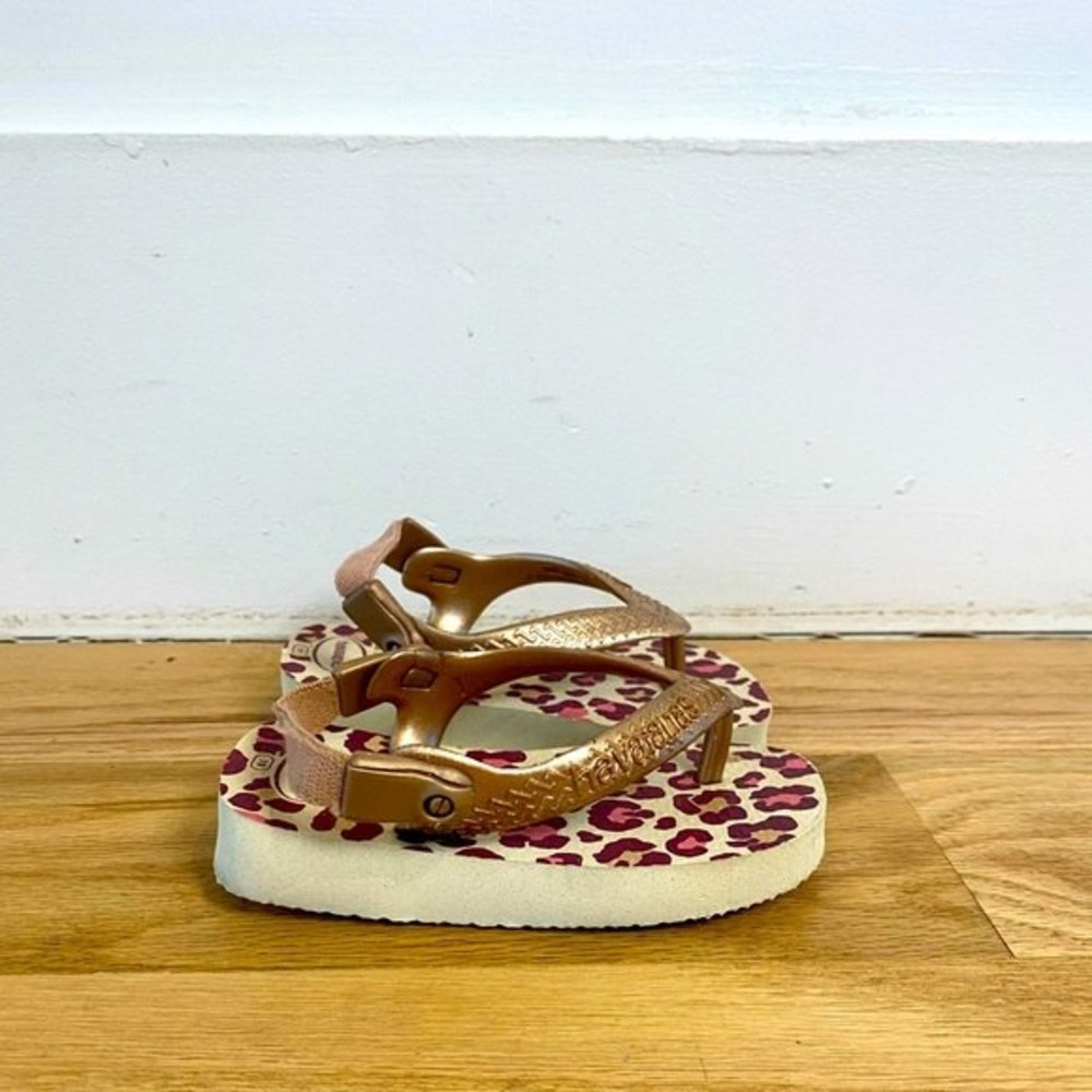 Havainas Baby Chic Leopard Sandals